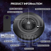 Proiettore di galassia con effetti del planetario per home theater, room per bambini e atmosfera del cielo notturno 5