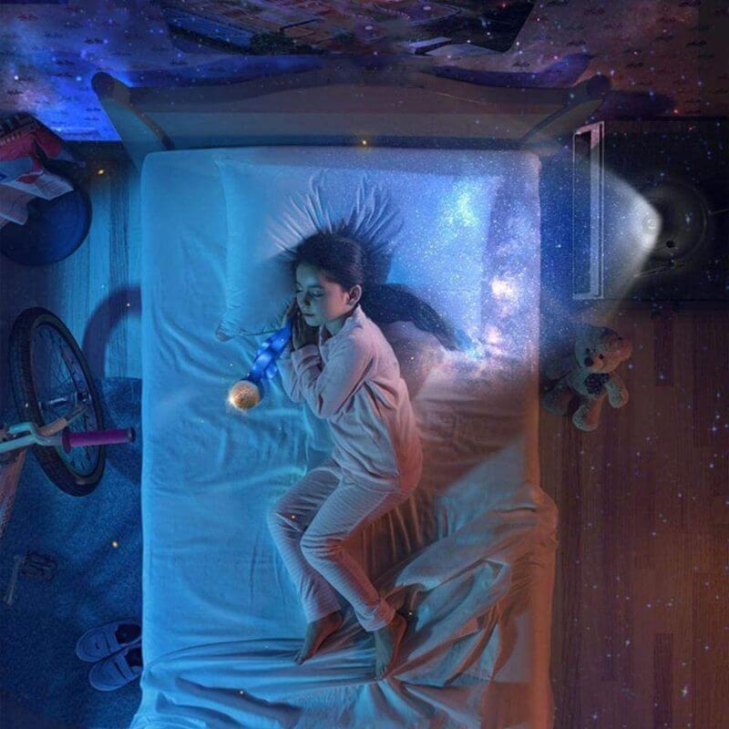 Proiettore di galassia con effetti del planetario per home theater, room per bambini e atmosfera del cielo notturno 7