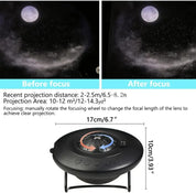 Proiettore di galassia con effetti del planetario per home theater, room per bambini e atmosfera del cielo notturno 8