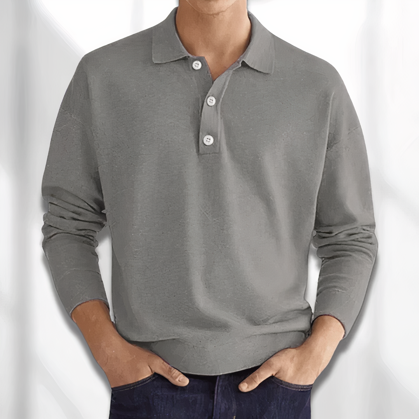 Elegante Polo a Maniche Lunghe - Roach
