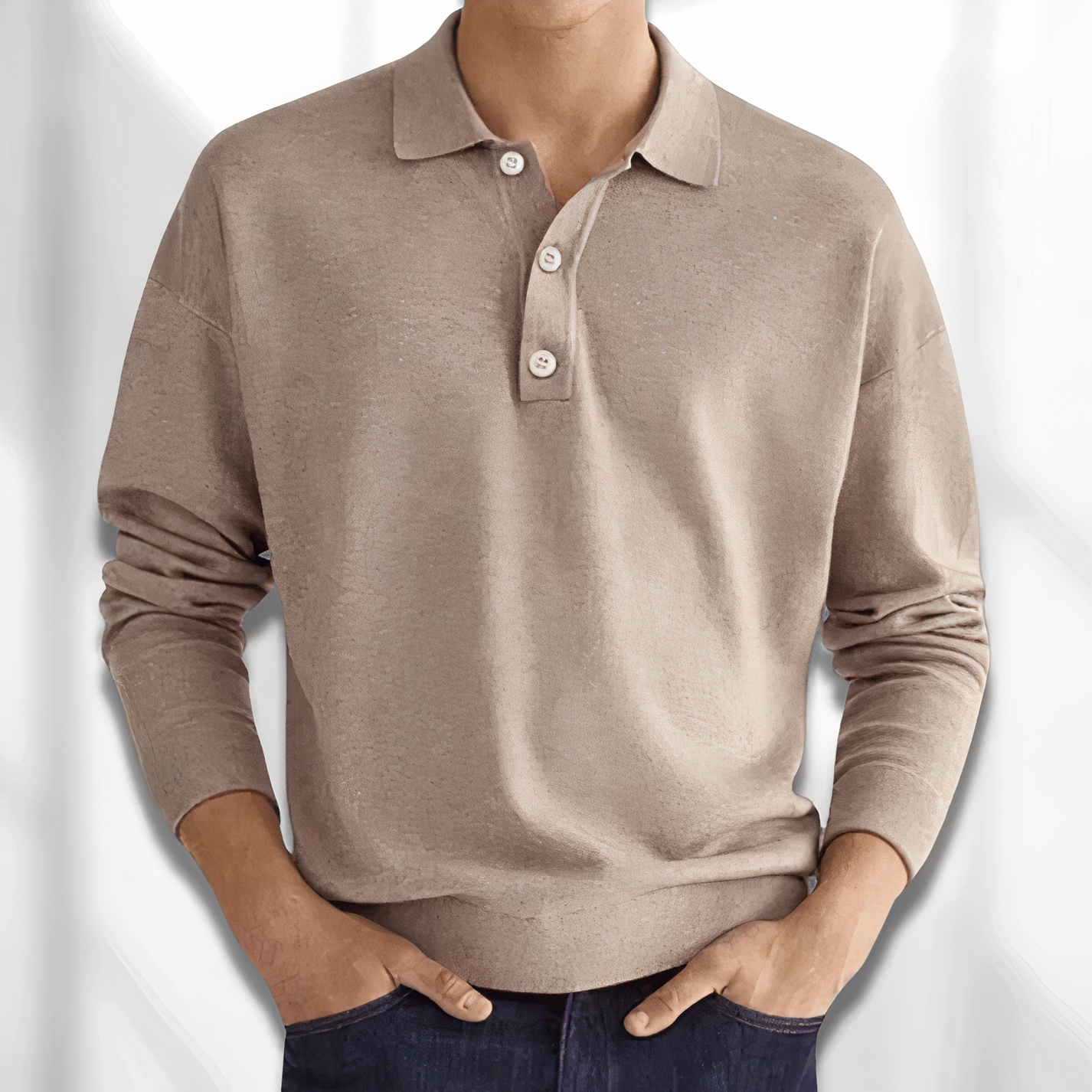 Elegante Polo a Maniche Lunghe - Roach