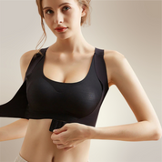 Reggiseno a compressione senza cuciture con chiusura frontale – reggiseno post-operatorio e sportivo per donna 2