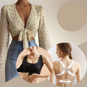 Reggiseno a compressione senza cuciture con chiusura frontale – reggiseno post-operatorio e sportivo per donna 8