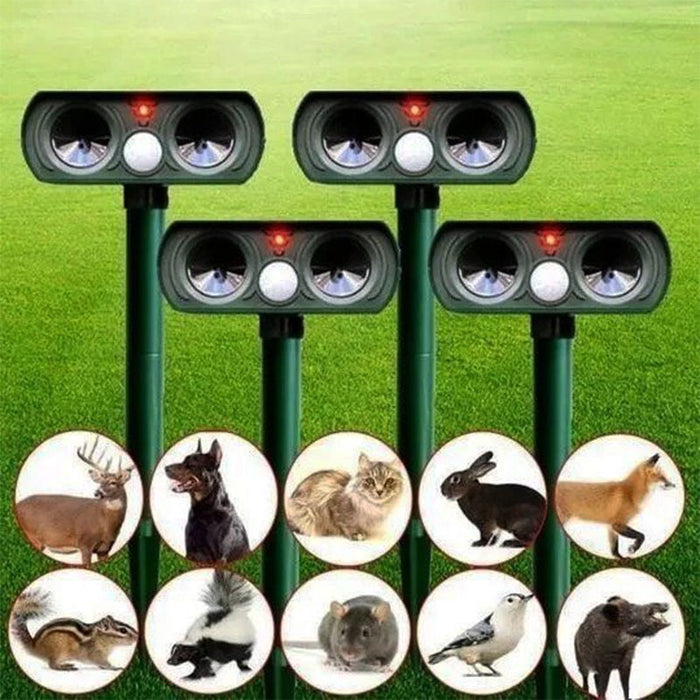 Repellente per animali a infrarossi alimentato ad energia solare (1 repellente) 1