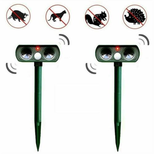 Repellente per animali a infrarossi alimentato ad energia solare (1 repellente) 2