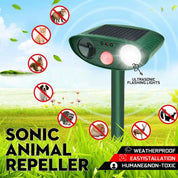Repellente per tamia a ultrasuoni - Alimentato ad energia solare - Sbarazzati degli tamia in 48 ore 3