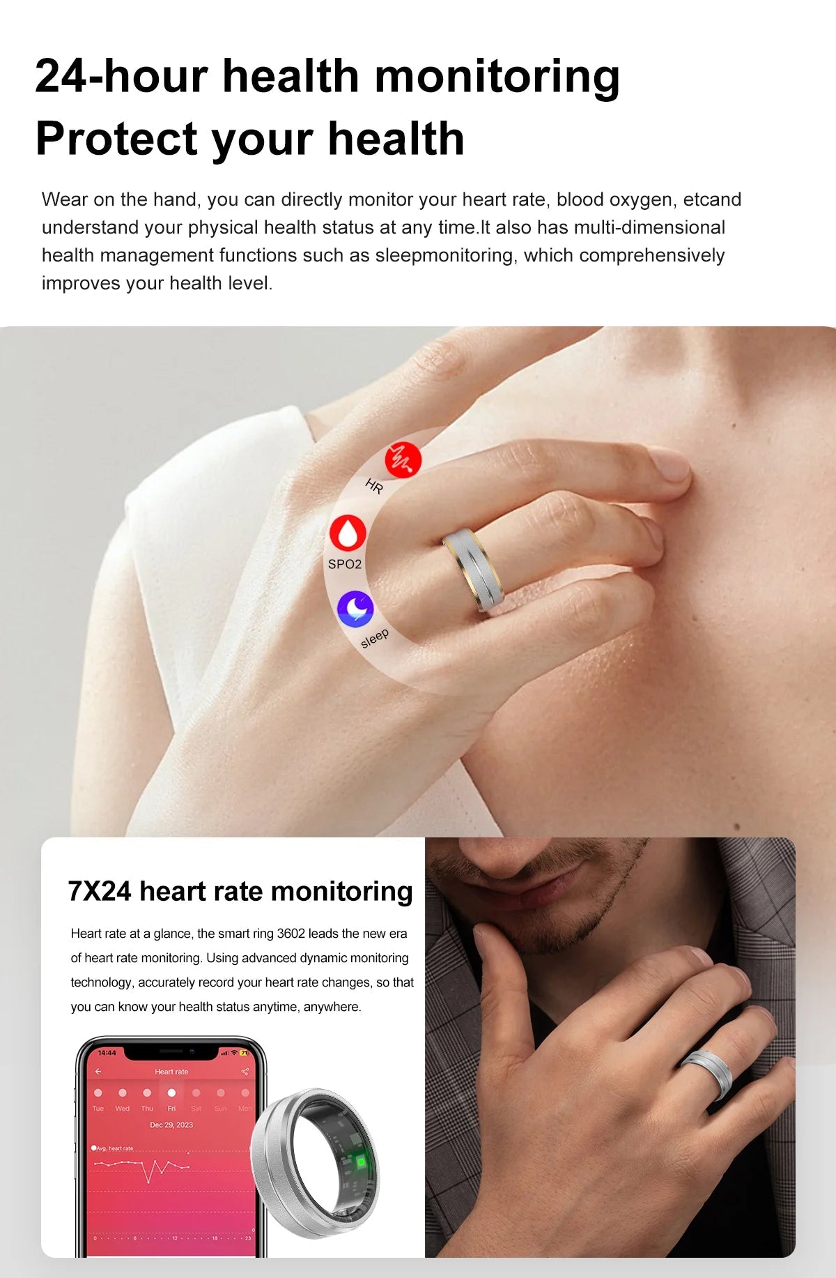 RingFit™ - Anello intelligente per il fitness 4