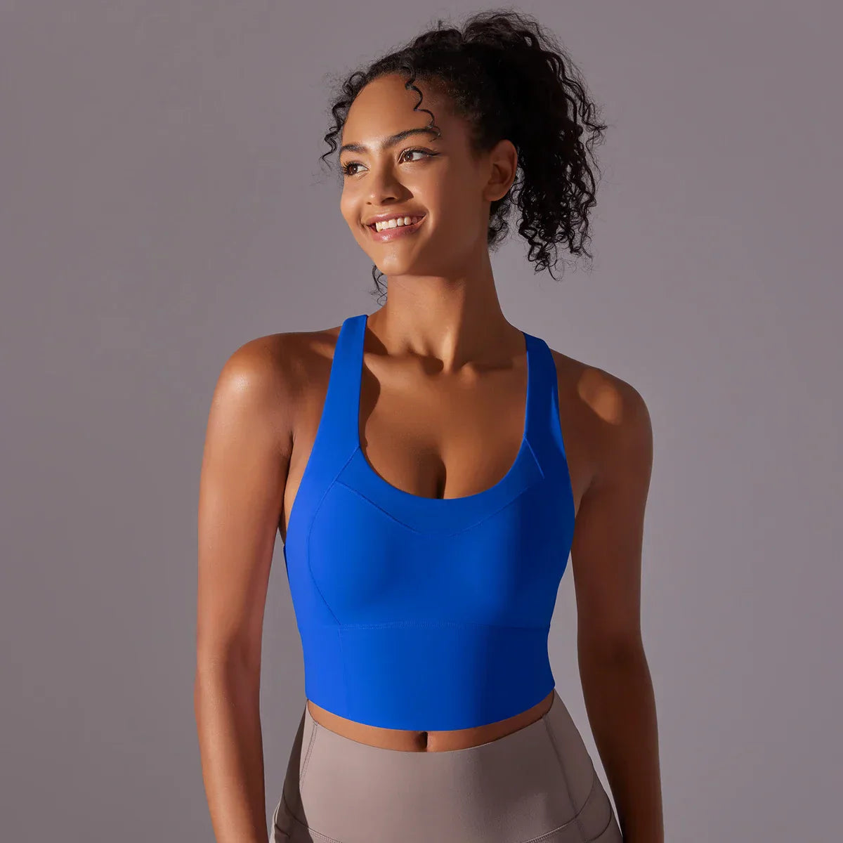 Reggiseno yoga sportivo per donne | Fit stretto-3