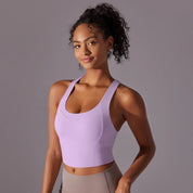 Reggiseno yoga sportivo per donne | Fit stretto-4