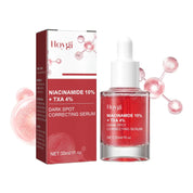 Siero viso Hoygi Niacinamide 10% TXA 4%, 30ml. Correttore macchie scure, flacone con contagocce, formula anti-imperfezioni, cura della pelle.