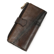 Cacciatore | Portafoglio da viaggio vintage in vera pelle con blocco RFID