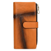 Cacciatore | Portafoglio da viaggio vintage in vera pelle con blocco RFID