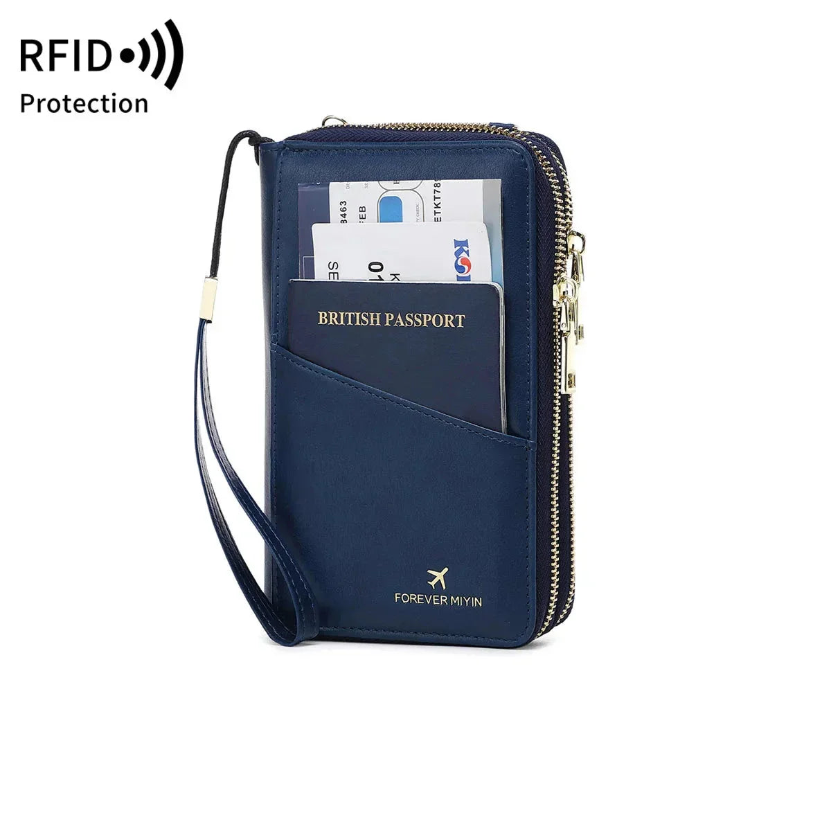 Dalia | Portafoglio porta passaporto sicuro e organizzato con blocco RFID
