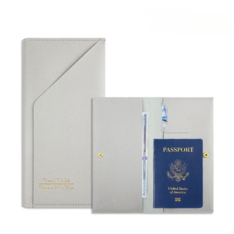 Iliana | Portafoglio da viaggio porta passaporto per documenti RFID