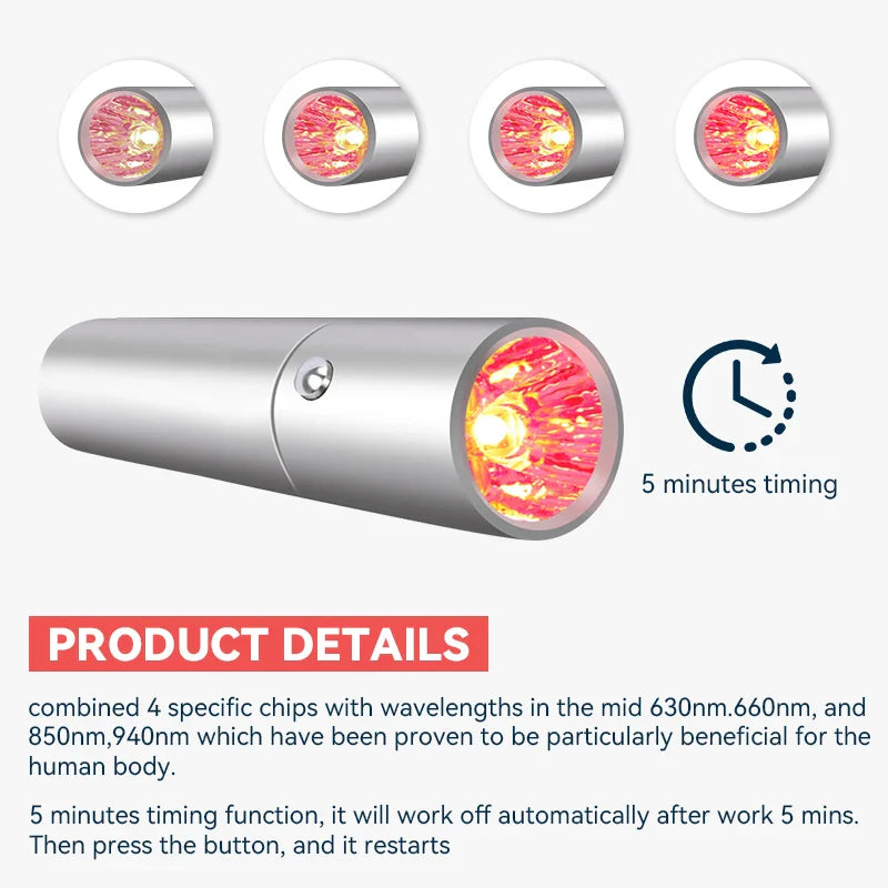 Acneheal - Penna terapeutica a luce rossa a LED-2