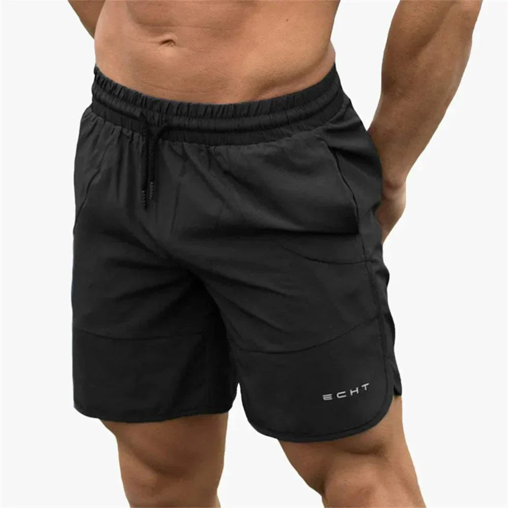 Uomini -ors -Stops Shorts - Tessuto leggero traspirante - cintura elastica con cordone - nel mezzo della lunghezza superiore-1