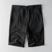  Shorts mentali da uomo - miscela di tampone di cotone - Fit rilassato - lunghezza del ginocchio con borse-4