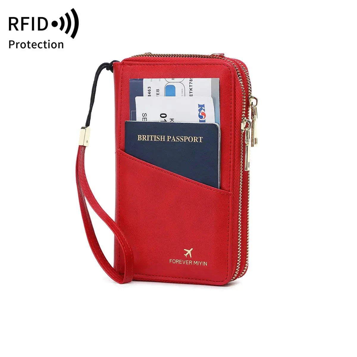Dalia | Portafoglio porta passaporto sicuro e organizzato con blocco RFID