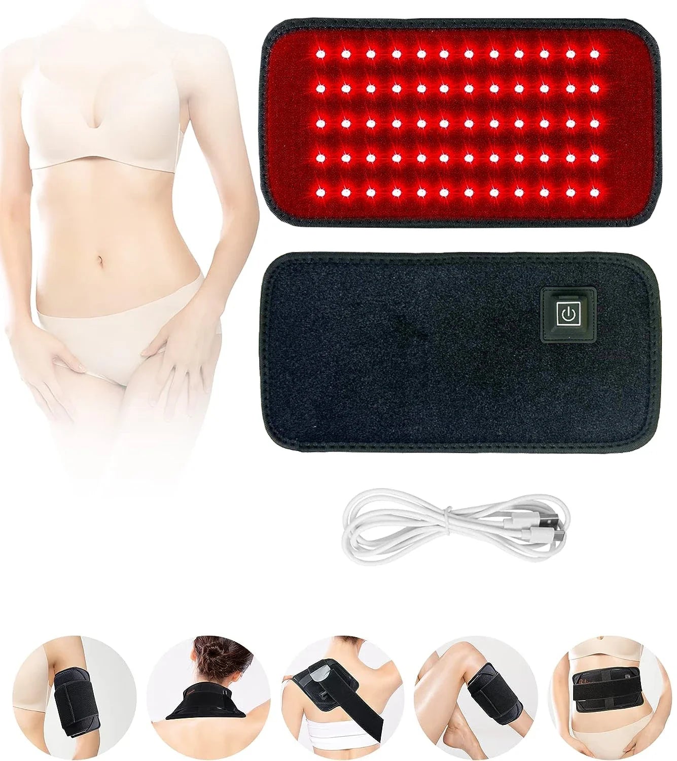 Fitbelt - terapia con luce rossa posteriore e in vita-2