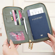Dalia | Portafoglio porta passaporto sicuro e organizzato con blocco RFID