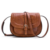 Daniela | Borsa a tracolla da sella in pelle PU vintage da donna