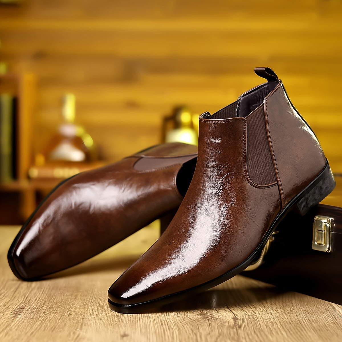 SEAN | Eleganti scarpe stringate con punta affilata da uomo 1