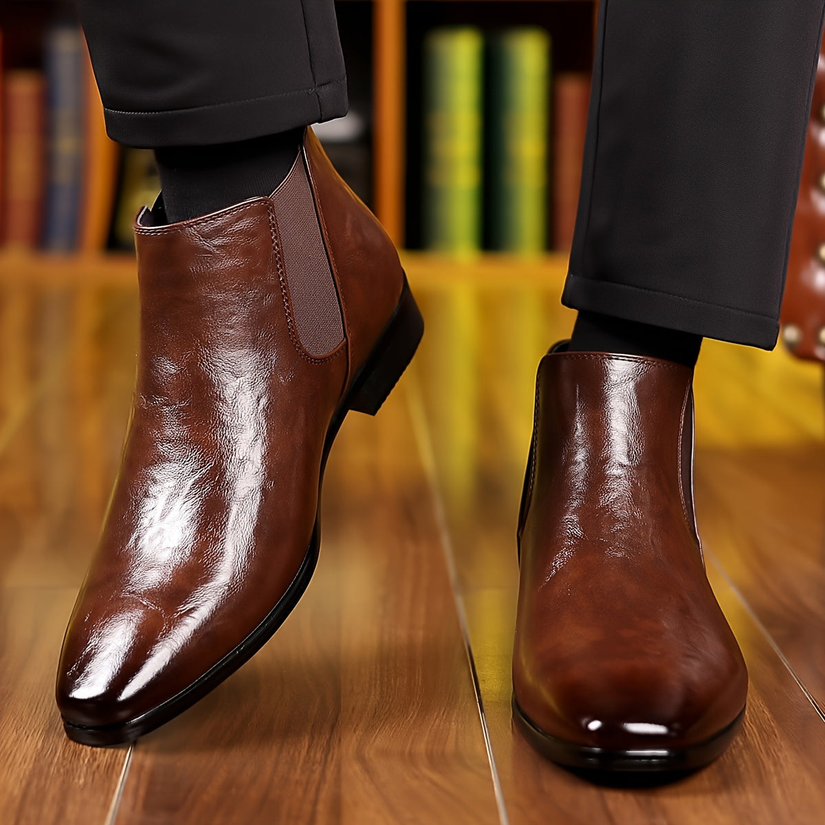 SEAN | Eleganti scarpe stringate con punta affilata da uomo 7