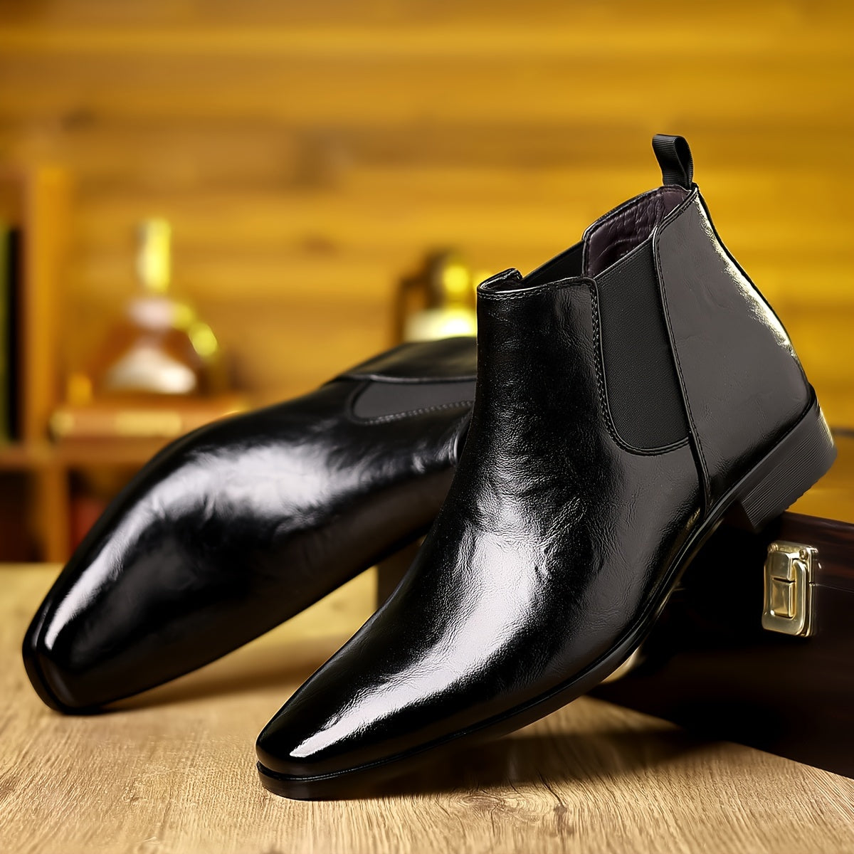 SEAN | Eleganti scarpe stringate con punta affilata da uomo 8