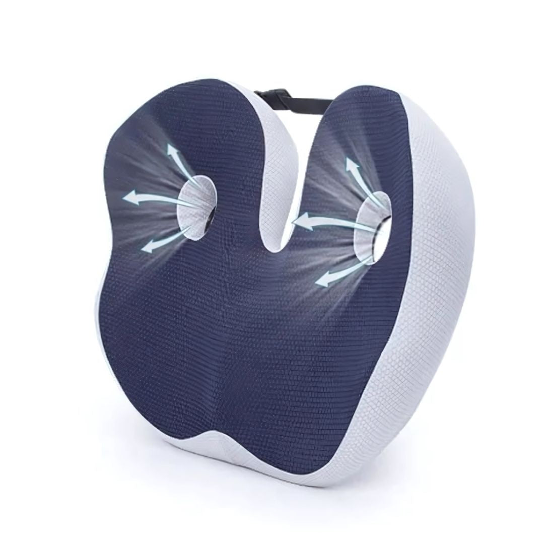 SITSMART Memory foam regolabile Sit osseo Relief | Cuscino del sedile per dolore alla pressione del coccige - Supporto alla postura nelle sedie da ufficio 6
