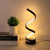 SPIRALUX – Lampada da tavolo a LED a spirale dal design moderno (dimmerabile) 0