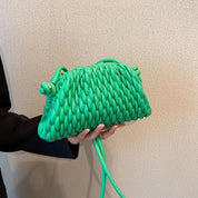Nellie | Elegante borsa a tracolla a tracolla in pelle mini tinta unita