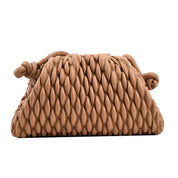 Nellie | Elegante borsa a tracolla a tracolla in pelle mini tinta unita