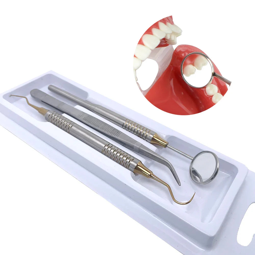 BrightCare - Set di strumenti per l'igiene orale da 3 pezzi