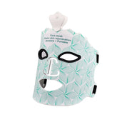 Maschera LED fotonica per ringiovanimento pelle, design pieghevole e portatile, ideale per trattamenti viso anti-età e cura della pelle.