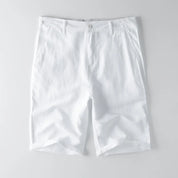  Shorts mentali da uomo - miscela di tampone di cotone - Fit rilassato - lunghezza del ginocchio con borse-5