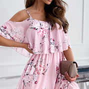DIANA | Abito floreale in chiffon
