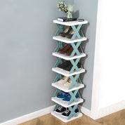 Scaffale per scarpe multifunzionale e pieghevole - Spacesver 11
