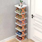 Scaffale per scarpe multifunzionale e pieghevole - Spacesver 12