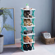 Scaffale per scarpe multifunzionale e pieghevole - Spacesver 15
