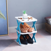 Scaffale per scarpe multifunzionale e pieghevole - Spacesver 2