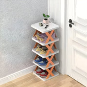 Scaffale per scarpe multifunzionale e pieghevole - Spacesver 3