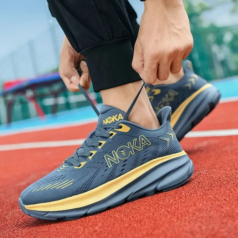Scarpe da corsa e da uomo leggere, traspiranti, ergonomiche, ammortizzanti, suola antiscivolo 1