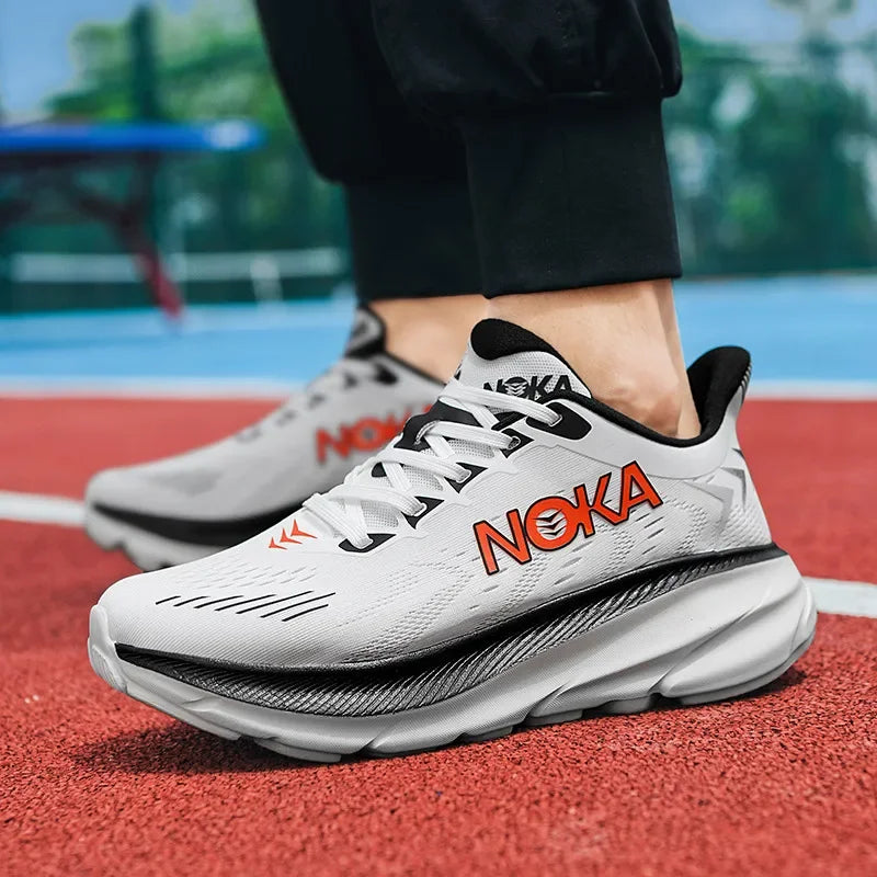 Scarpe da corsa e da uomo leggere, traspiranti, ergonomiche, ammortizzanti, suola antiscivolo 4