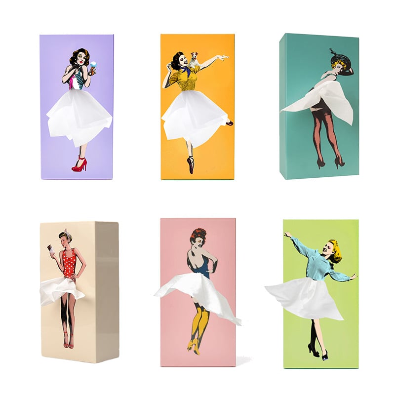 Scatola di fazzoletti Flying Skirt 3