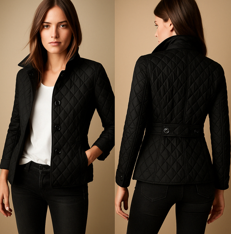 Elegante giacca in seta e cotone per donna - Evelyn