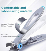 Pinza in acciaio inossidabile importato con rivestimento in titanio sottovuoto, design ergonomico, materiale confortevole e risparmio di lavoro.