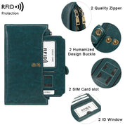 Savana | Portafoglio grande con pochette da viaggio con blocco RFID