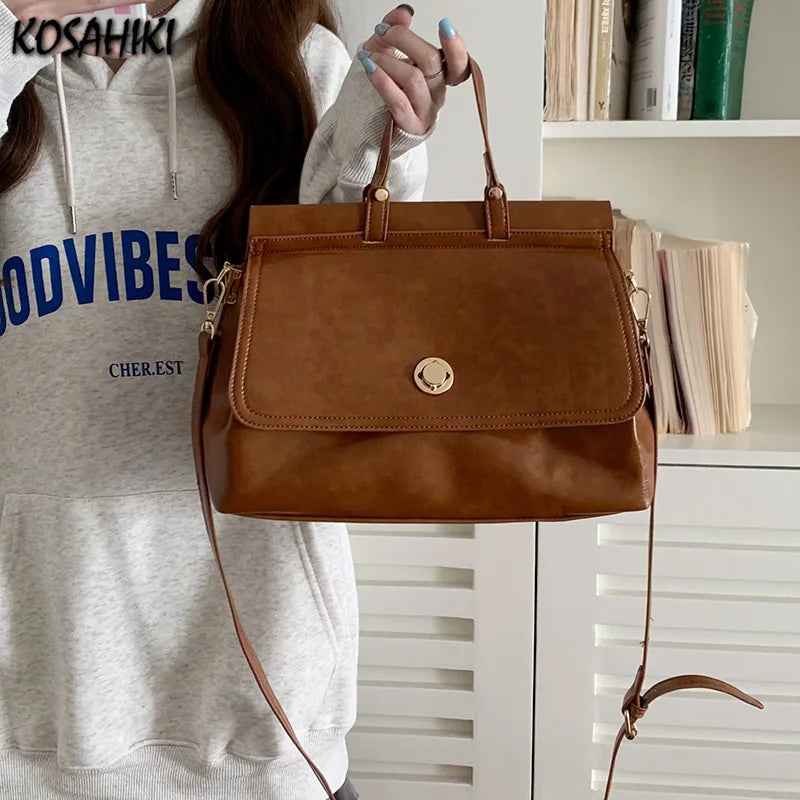 Miracolo | Borsa a tracolla a tracolla da donna in ecopelle vintage chic