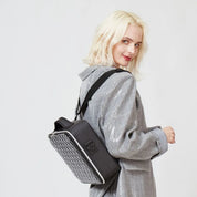 Barbara | Borsa per cosmetici da viaggio con motivo Argyle, elegante e pratica