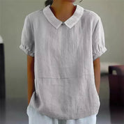 Bea | Comoda camicetta in lino e cotone